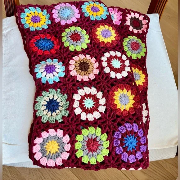 Colorful Crochet Scarf - Picture 6 of 16